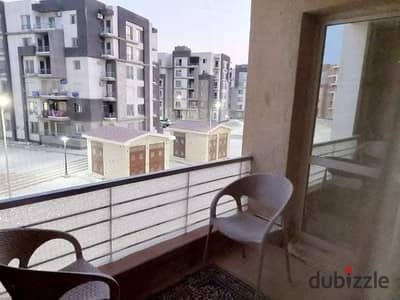 Fully finished apartment next to Al Rehab directly in Dar Misr Al Qarnful - Model B - Apartment area: 130 m - Floor: 2 - Super deluxe finishing - East