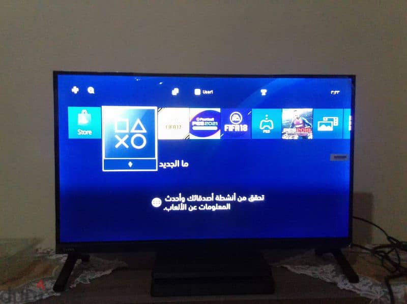 جهاز ps4 مع ذراعين واربع العاب مجانا !! 2