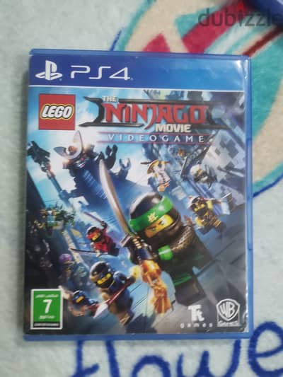 the Ninjago movie video game cd for ps4