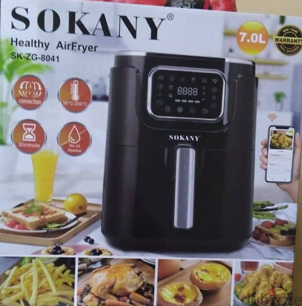 air fryer sokany 7 liter 0