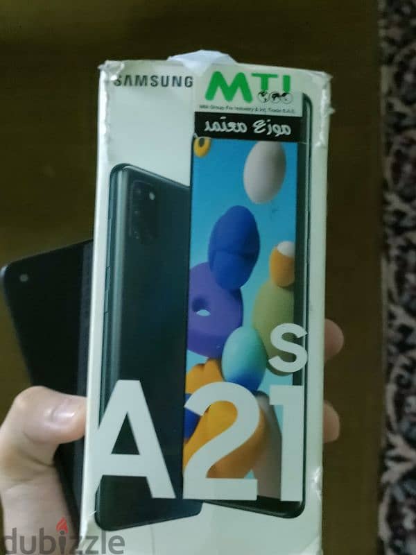 Samsung A21S 64+4 بالكرتونه والشاحن الاصلي 2