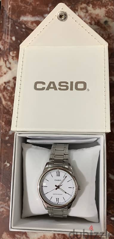 Casio white with warranty 1