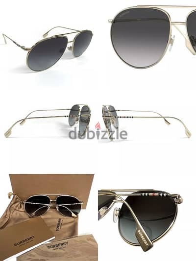 Original Burberry Aviator Sunglasses نضارة اصلية