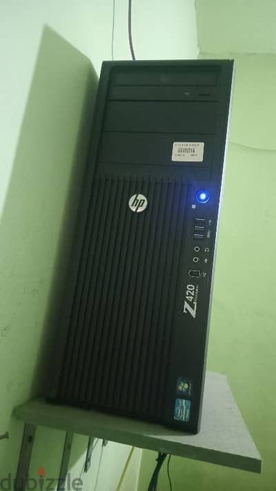 كيسه hp Z420 و كارت شاشه    AMD Radeno R5 340x 2gb