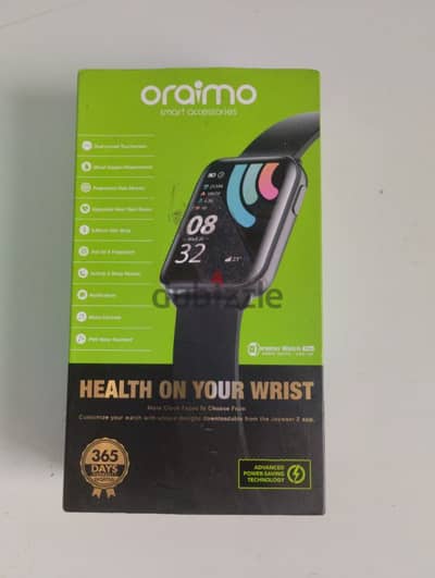 ساعة سمارت واتش وسماعة ايربودز من شركة oraimo