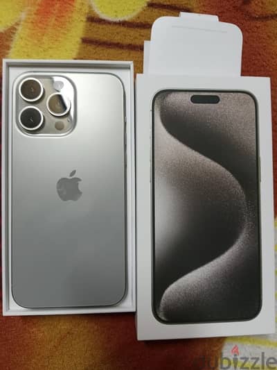 iPhone 15 pro max 256 with box