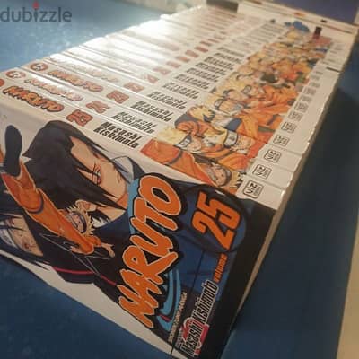 مانجا ناروتو 25 مجلد naruto manga 25 volumes