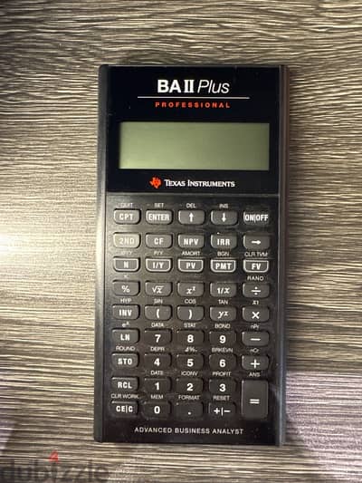 BA 2 Plus Professional Texas Instruments