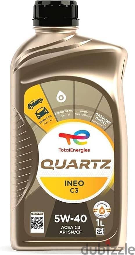 زيت توتال انيو (5w-30) - 1 لتر \ Total Energies QUARTZ INEO ECS 5W-30 1