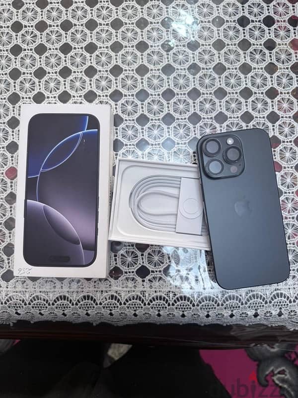 I phone 16 pro 256 g used for 3 month 0