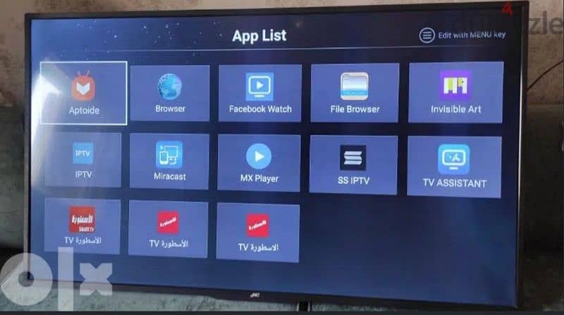 شاشه چاك 55 بوصه استعمال اقل من اسبوعين معاها الريموت والحامل 0
