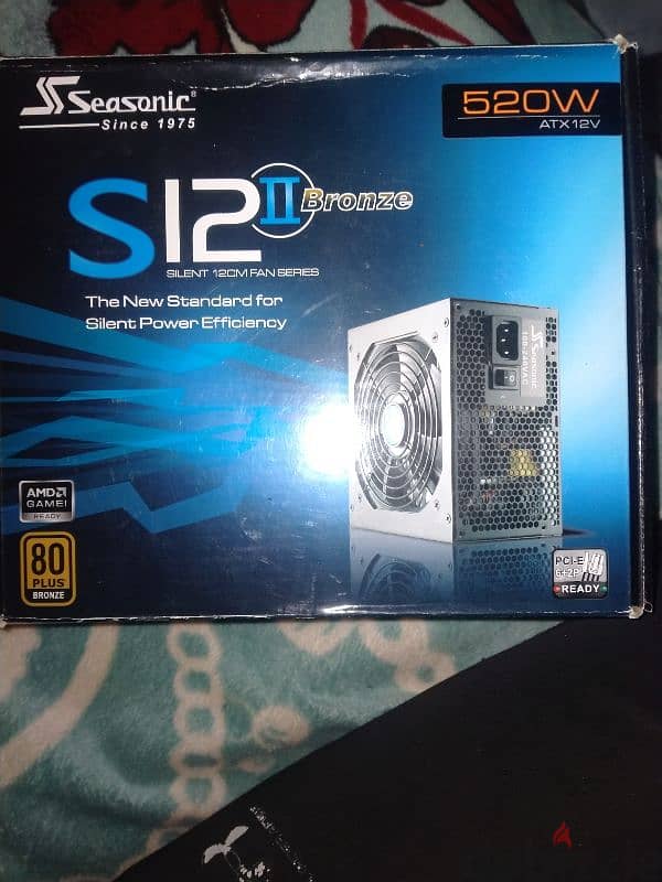 Power supply seasonic 520w 80+ Bronze 1