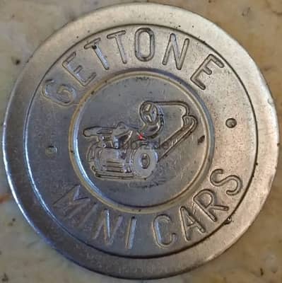 Gettone Mini Cars Ride Coin Token