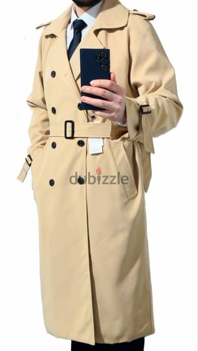 بالطو ترنش trench coat أصلي 100% صور على الطبيعة