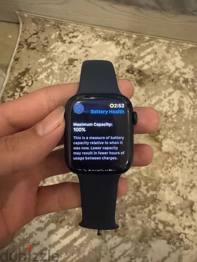 Apple Watch Series 9 GPS,45mm Midnight Aluminum Case (ONE MONTH USED)*