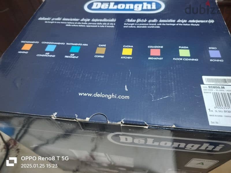 De'Longhi coffee machine ec 850 5