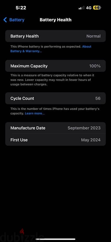 iphone 15 pro max - 512 gb - 100% battery 1