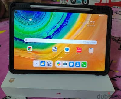 تابلت هواوي البرو Matepad Pro 10.8رام 8 ذاكرة256 يدعم شريحة بقلم وجراب