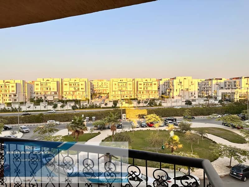 Apartment for rent in Al-Rehab, 162 m, third floor, view gardenOn immediate housing 0