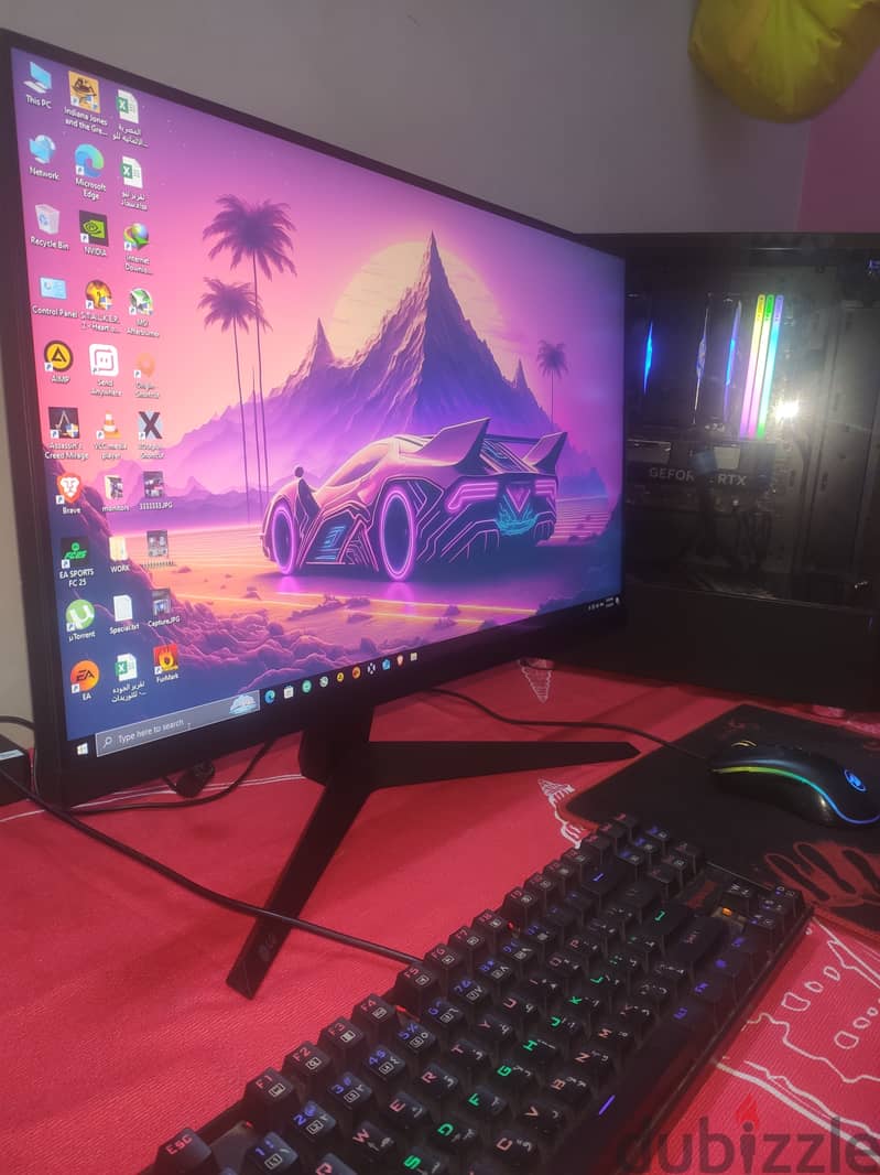 شاشة LG 24GQ50F-B 24 Inch UltraGear FHD 165Hz 1ms FreeSync 1