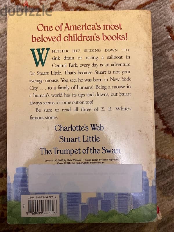 E. B. WHITE (Stuart little story) American edition 1