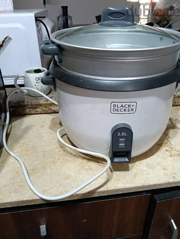 Rice cooker black and decker 1