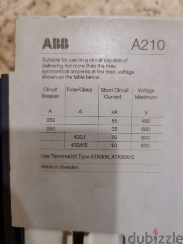 كونتاكتور abb 4