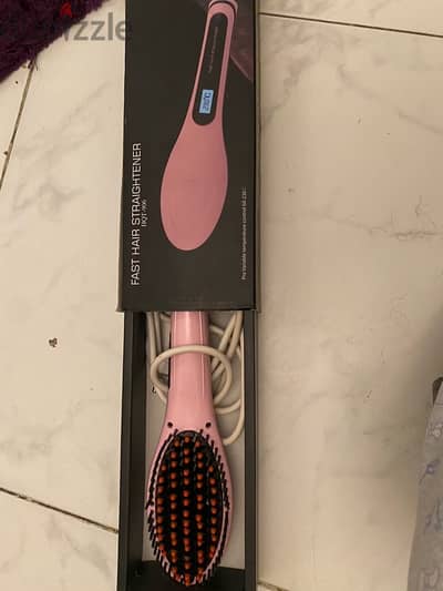 hair straightener brush