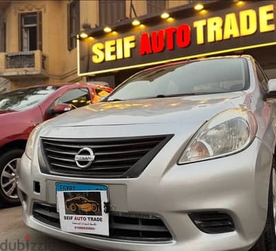 Nissan Sunny 2014نيسان صني أتوماتيك بمقدم ١٢٠ ألف فابريكة