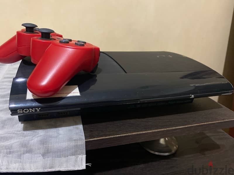 ps3 super slim 320 gigabytes 2 control دراعين بالوصلات 1