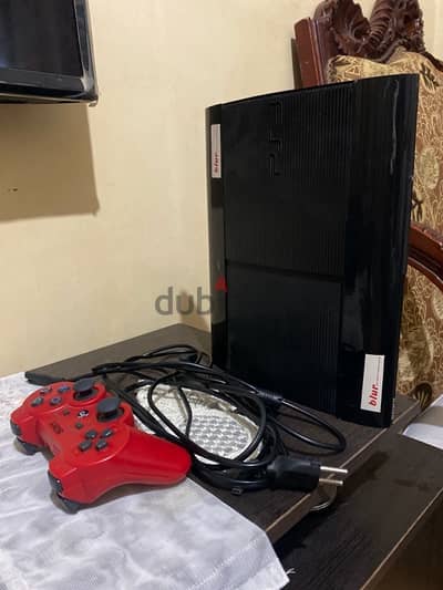 ps3 super slim 320 gigabytes 2 control دراعين بالوصلات