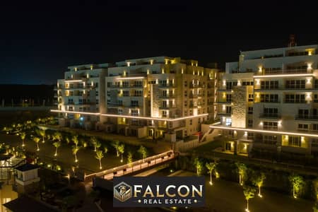 Two-bedroom apartment for immediate delivery next to the American University in the Fifth Settlement in I-City New Cairo Compound