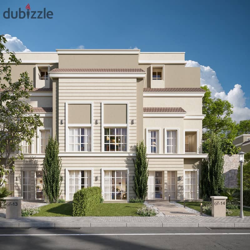 S villa on 3 floors for sale in The Butterfly Compound - on Suez Road 0