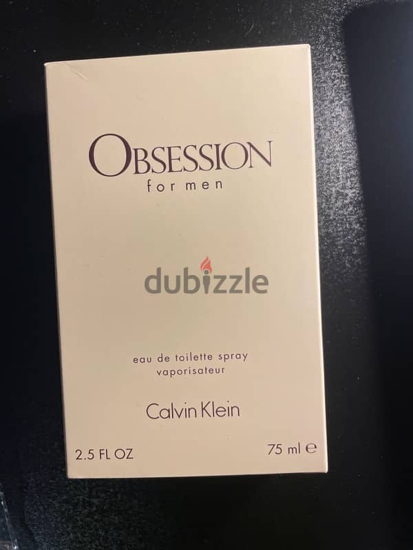 ORIGINAL CALVIN KLEIN OBSESSION PERFUME 75 ML (NEW) 1