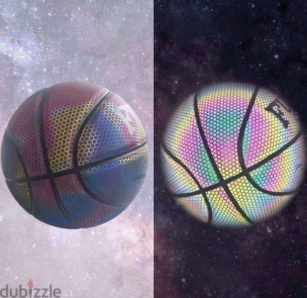 reflection basketball glow كره سله عاكسه الوان 3