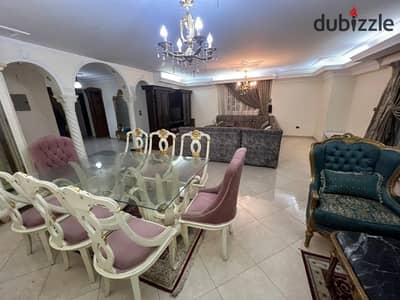 Furnished air-conditioned apartment for rent in Nasr City on a main street