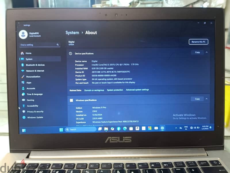 اسوس Asus Zenbook 2