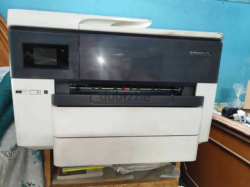 ماكينة طباعة حبر والوان HP officejet pro 7740 wide format 3