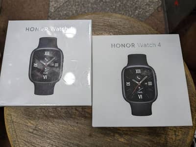 Honor Watch 4 Black جديدة متبرشمة بضمان الوكيل