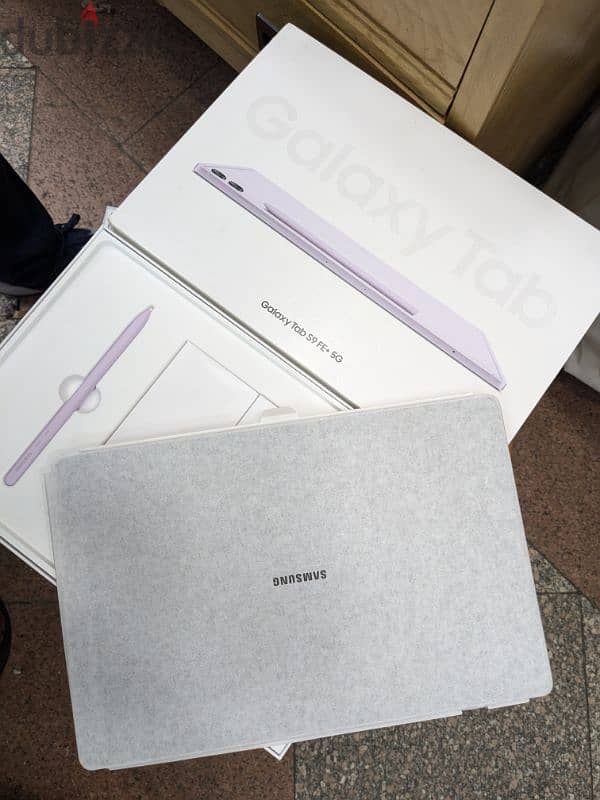 Galaxy Tab S9 FE Plus 5G 256/12G  Purple فتحت علب 1