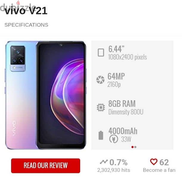 Vivo V21 6