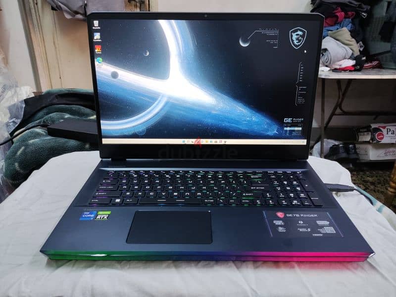 Laptop msi ge76 raider i7 11800h rtx 3060 1tb 32gb جديد السعر نهائي 1