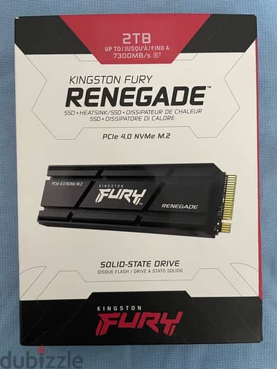 Kingston FURY Renegade PCIe 4.0 NVMe M. 2 SSD /heatsink 2TB