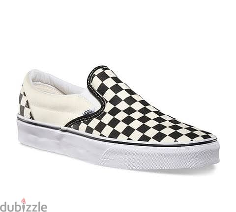 Vans black and white checkered shoes 0