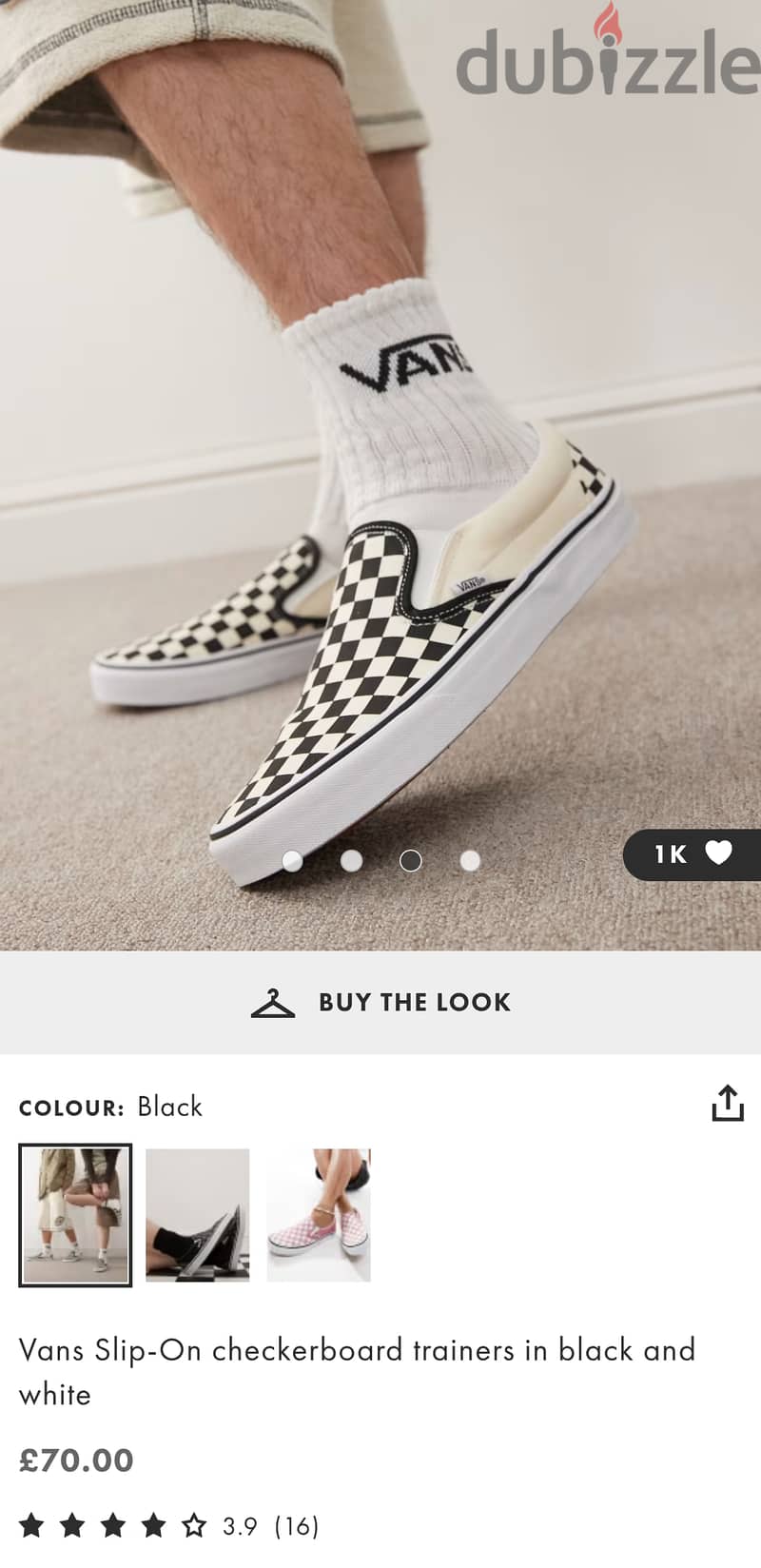 Vans black and white checkered shoes 2