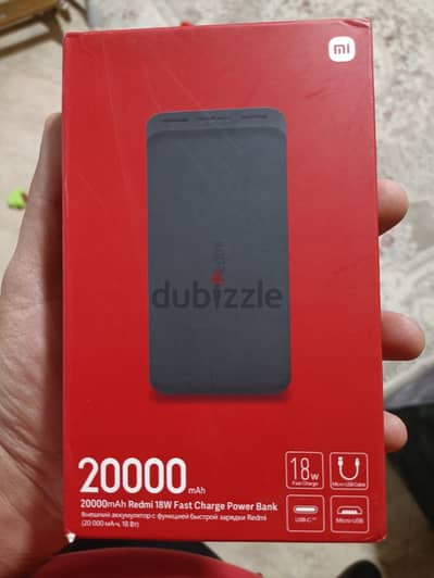 Mi Redmi Power bank 20,000 + 10,000 mah new black