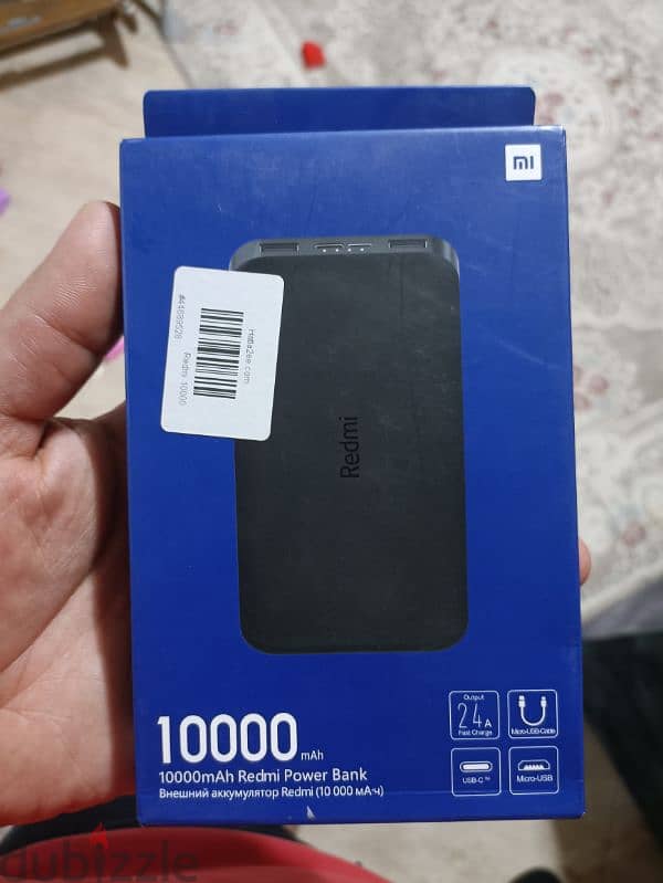 Mi Redmi Power bank 20,000 + 10,000 mah new black 1