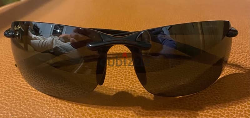 ‏Maui Jim Banyans Rimless Wide Rectangle Sunglasses 1