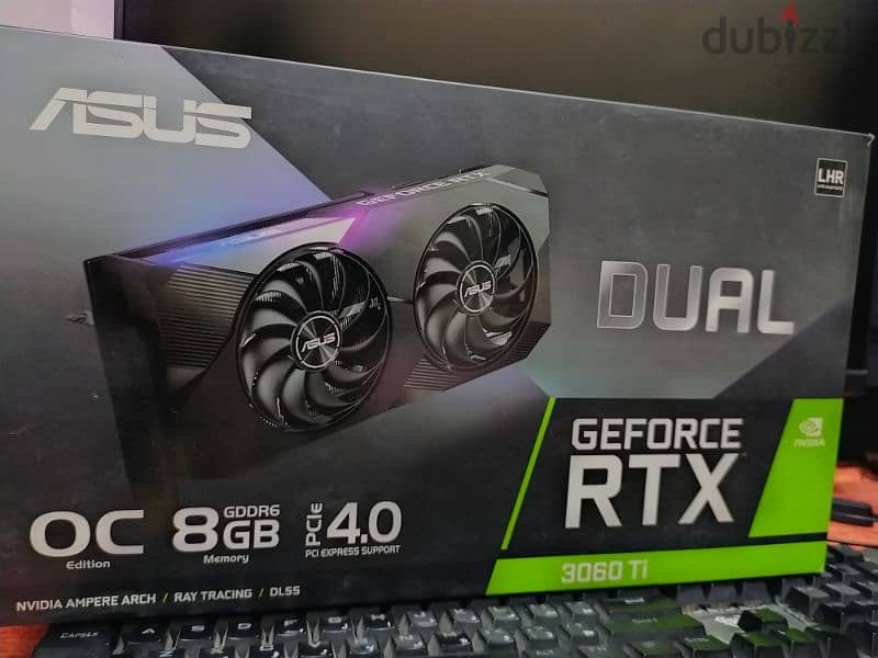 RTX 3060Ti 8 GB GDDR6 + Ryzen5 RX 5600x Turbo PBO 4.85GHZ بدون تجزاءه 12