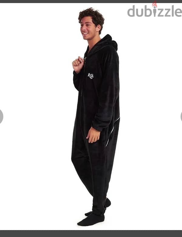 Snuggs Blanket Onesie Black 3